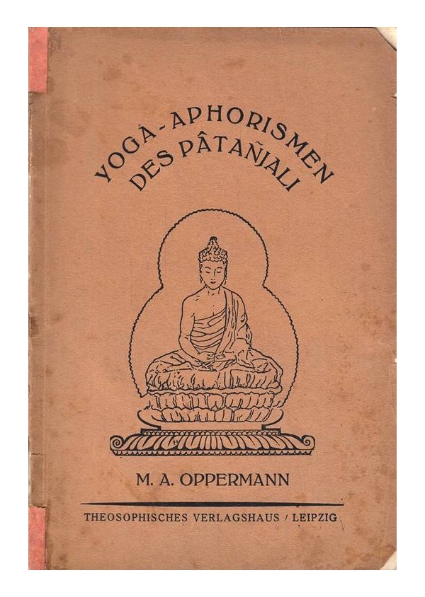 Yoga aphorismen des Patanjali - 1925 г