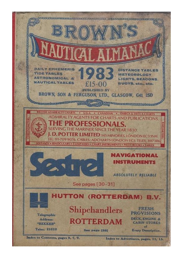 Brown's nautical almanac 1983