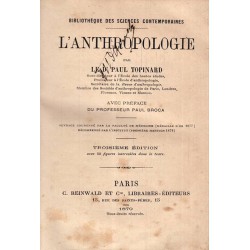 L'anthropologie 1879