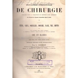 Encyclopédie internationale de chirurgie tome V 1886 г