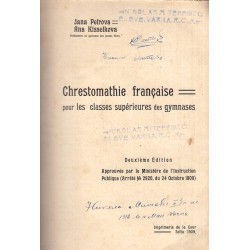 Chrestomathie francaise 1909 г