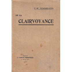 C.W.Leadbeater - De la Clairvoyance 1923 г