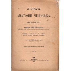 Атлас по анатомии человека, составил Вернер Шпальтегольц в трех частях 1901 г