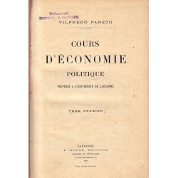 COURS D'ÉCONOMIE POLITIQUE. PROFESSÉ A L'UNIVERSITÉ DE LAUSANNE, tome premier - second