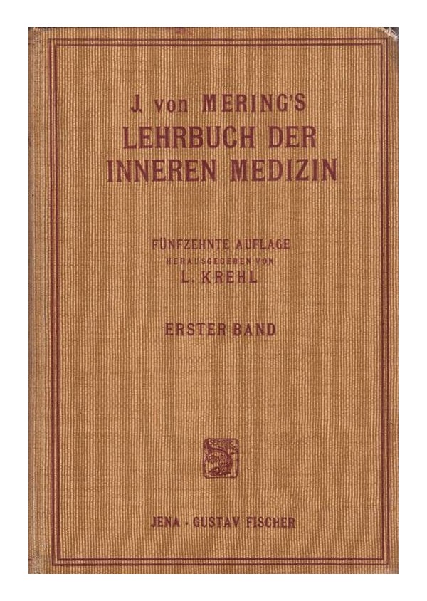 Lehrbuch der Inneren Medizin, erster band 1925 г