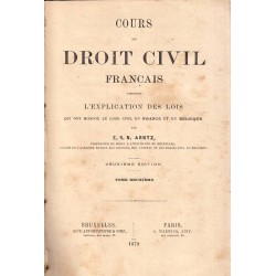 Cours De Droit Civil Francais. L'Explication Des Lois, tome II, tome IV
