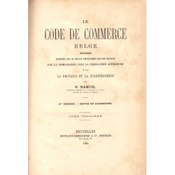 Le Code De Commerce Belge Revise, tome II, tome III