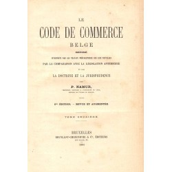 Le Code De Commerce Belge Revise, tome II, tome III