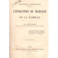 L'évolution du mariage et de la famille 1888 г