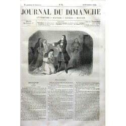 Le Journal du Dimanche. Littérature - Histoire - Voyages - Musique, tome 1-6