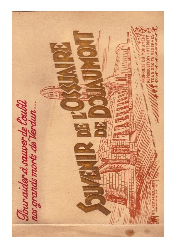 Souvenir de l'Ossuaire de Douaumont (21 пощенски картички)