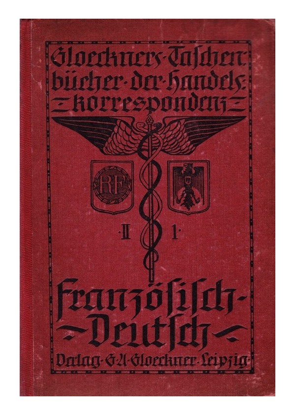 Correspondance commerciale des langues francaise et allemande 1920