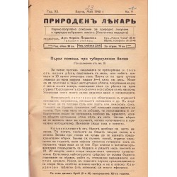 Природен лекар, 54 броя, година VI 1933 до година XVII 1947