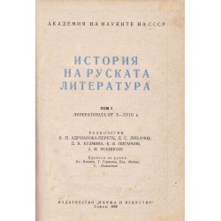 История на руската литература, том I