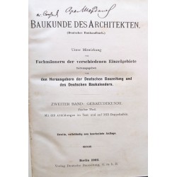 Baukunde des Architekten (Deutsches Bauhandbuch) I.1, I.2, II.3, II.4, II.5, II.6 /с подписа на ахр.Манол Йорданов/
